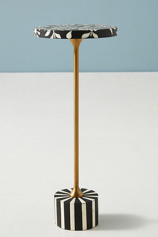 Floral Bone Inlay End table