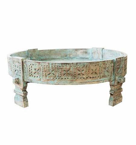 Vintage Indian Chakki / Grinder Table / Coffee Table