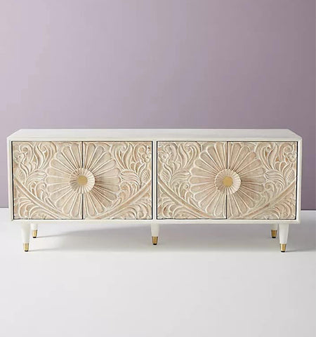 Handcarved Media Console