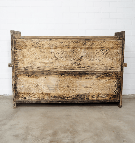 Old Indian Trunk / Chest / Storage Box