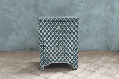 Teal Blue Marlin Bedside