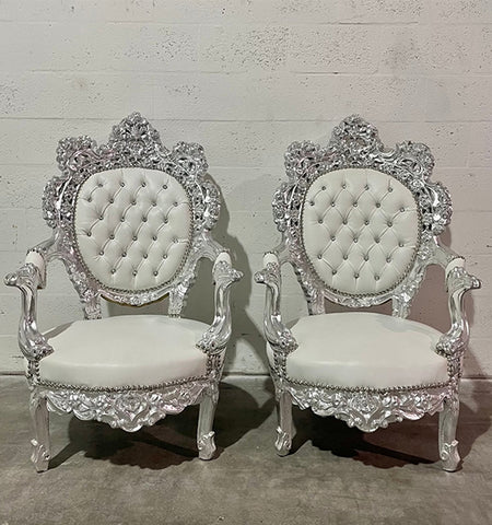 Vintage German Silver Chair