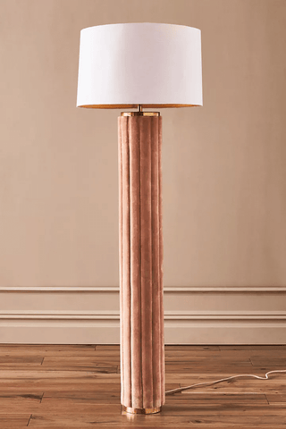 Ruby Velvet Floor Lamp