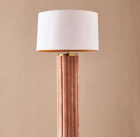 Ruby Velvet Floor Lamp