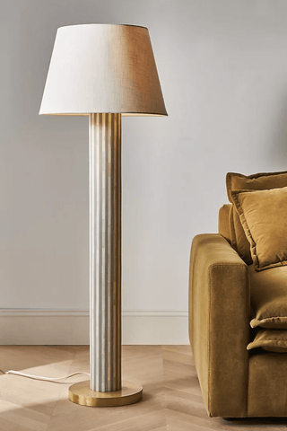 Waterfall Bone Inlay Floor Lamp