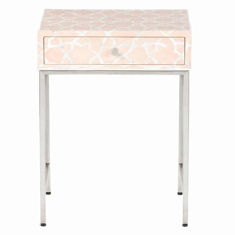 Shayla Nightstand Mother of Pearl Inlay