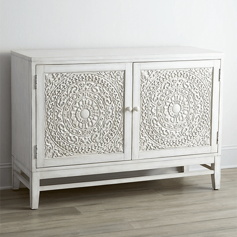 Handcarved Trisha Cabinet