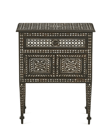 Raja Mother of Pearl Inlay Teak Wood Chest