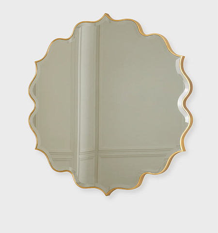 Exotic Brass Mirror