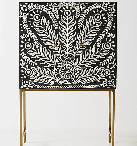 Peacock Bar Cabinet