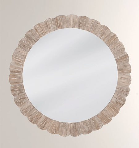 Seema Wooden Wall Mirror